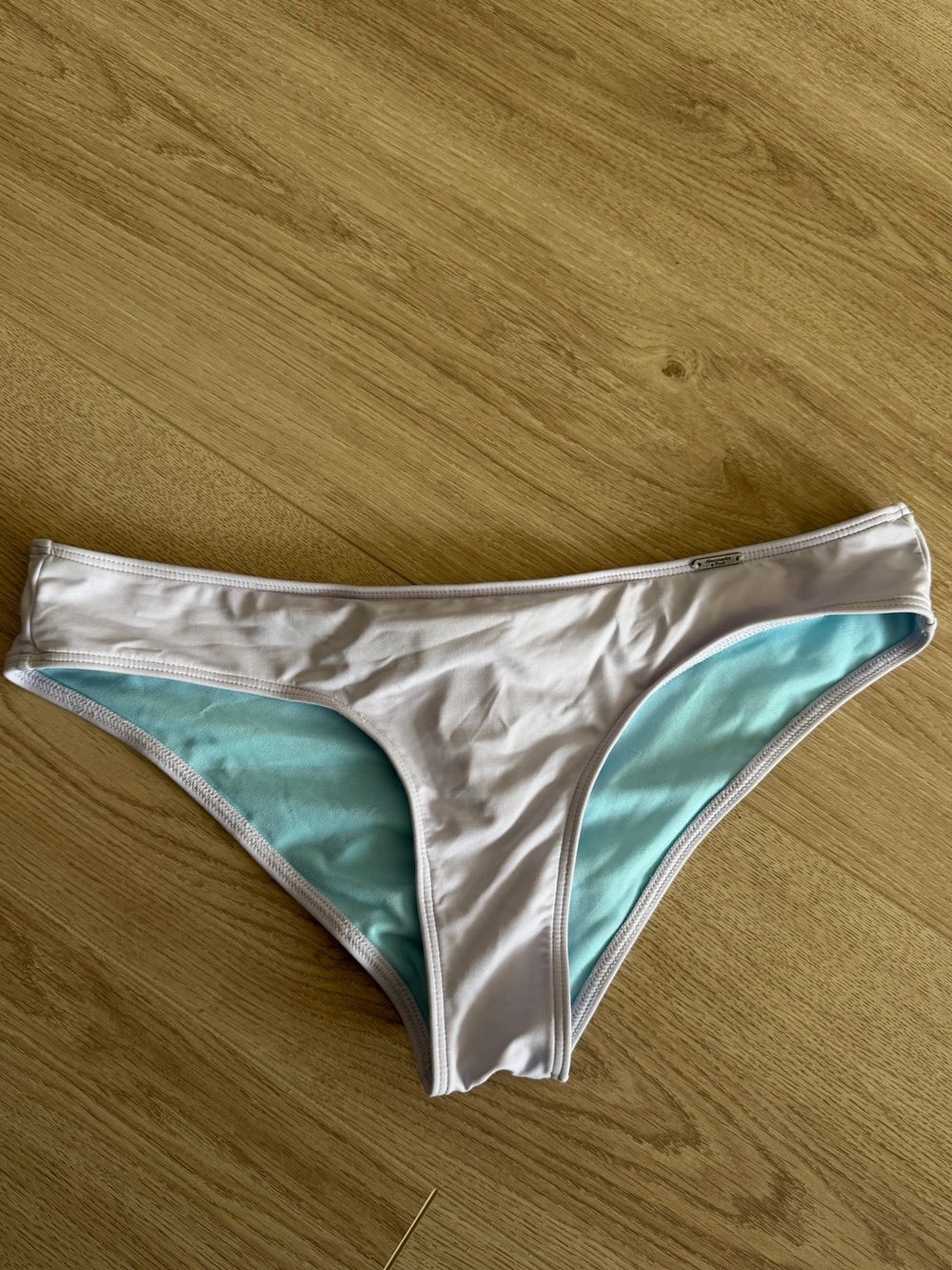 Abercrombie & Fitch Reversible Bikini Bottom - Light Pink & Aqua